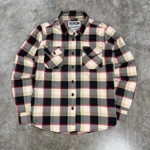 Dixxon x SnapOn Limited Edition Tan, Black, & Red Flannel Size M